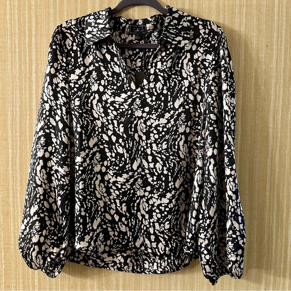 NWT New CoTilCo Coffee Til Cocktails Blouse Top XL - Picture 1 of 5